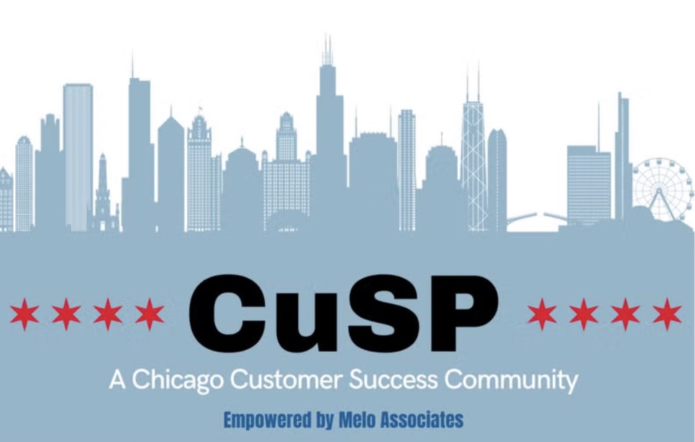 Image of Chicago skyline with text: CuSP
