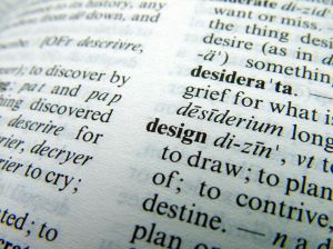 Dictionary word - design