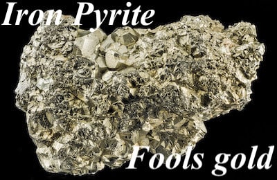 Image of iron pyrite or fools gold