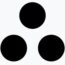 Three dots in a triangle pointng up meaning "therefore"
