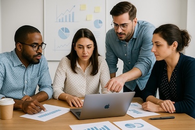 Image of business people in a meeting