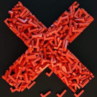Image of an X